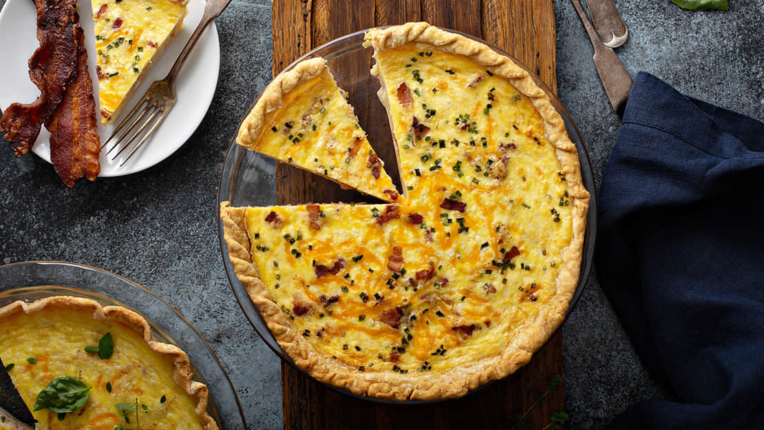Bacon and Potato Quiche