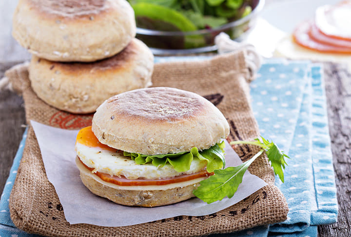 Breakfast Muffin Sandwich