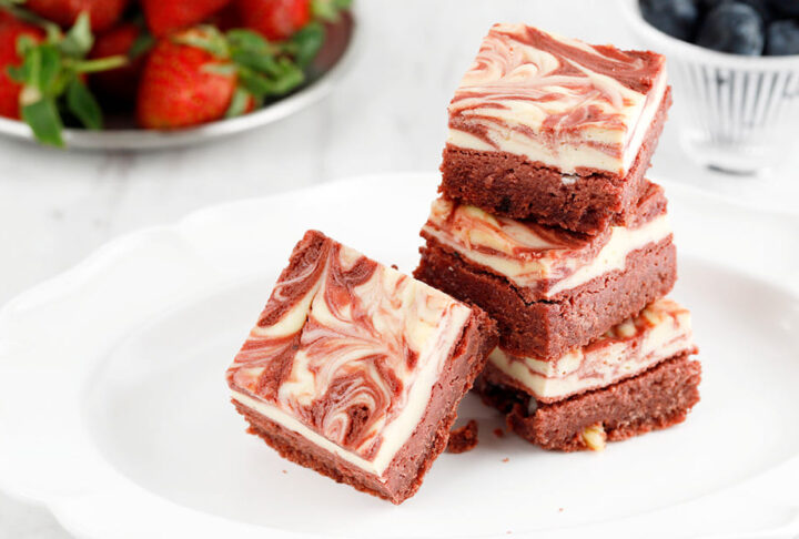 Cheesecake Red Velvet Brownies