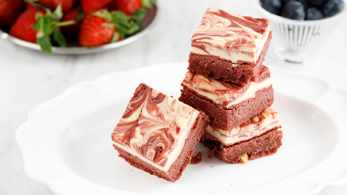 Cheesecake Red Velvet Brownies