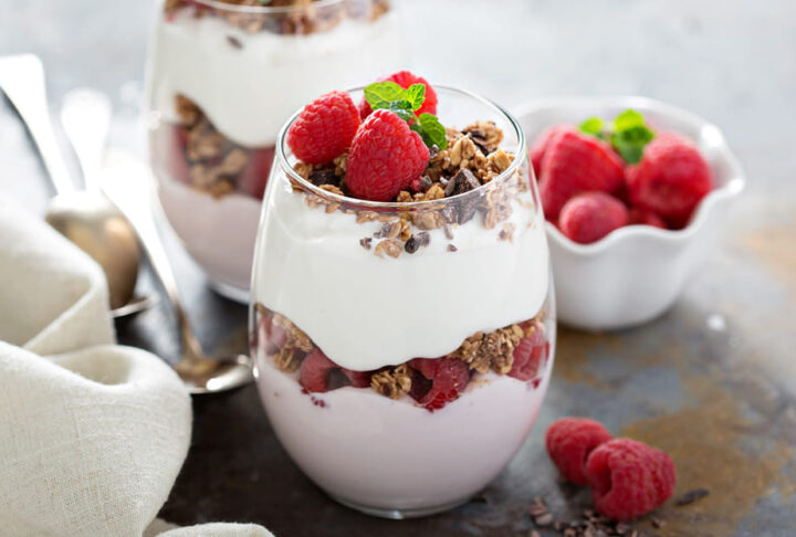 Raspberries and Yogurt