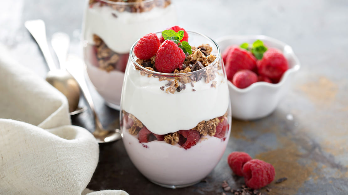 Raspberries and Yogurt