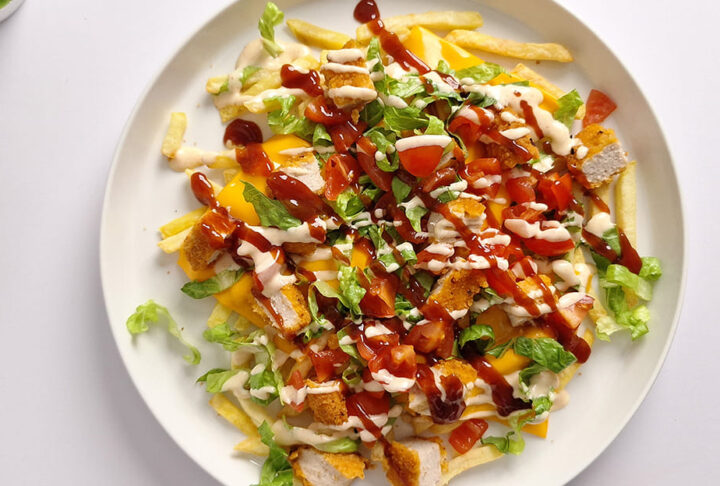 Chicken Burger Bowl