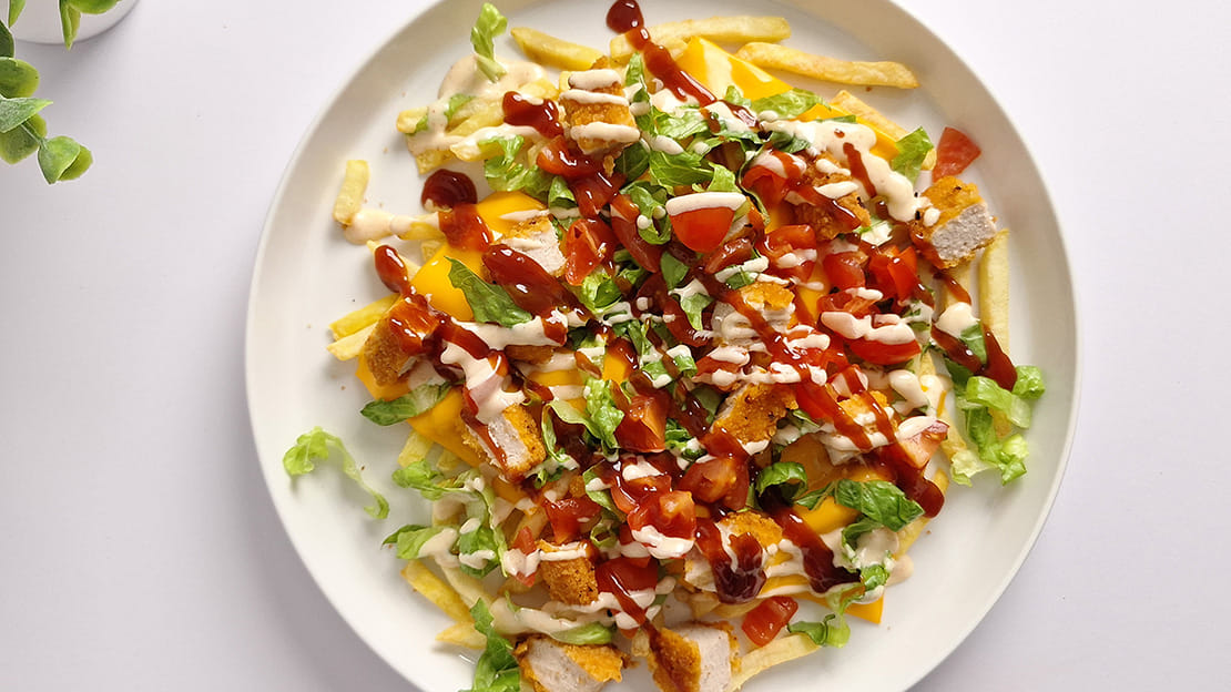 Chicken Burger Bowl